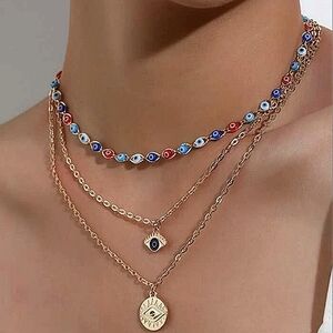 Multilayer Eye Necklace